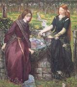Dante Gabriel Rossetti Dante's Vision of Rachel and Leah (mk28) France oil painting artist